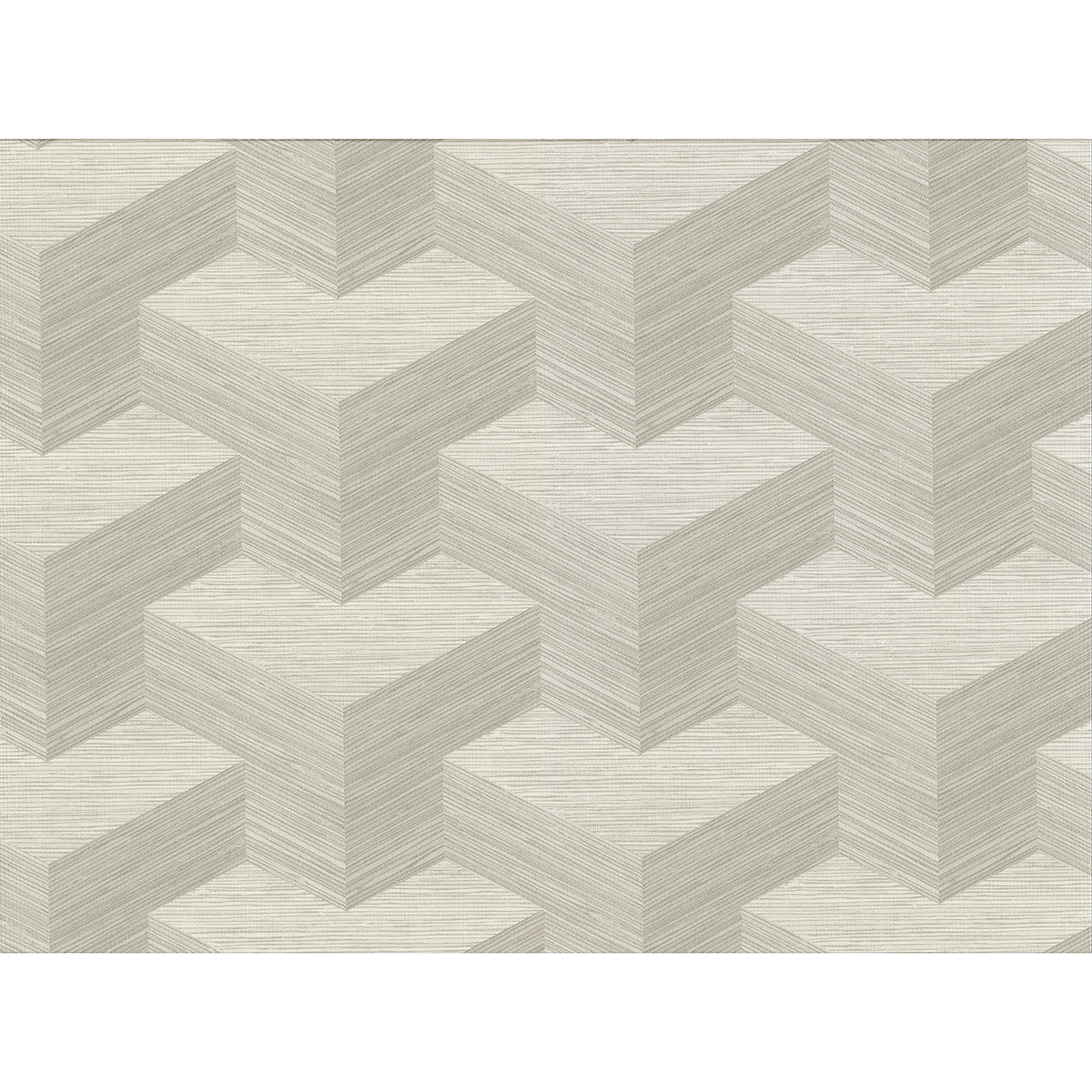 Picture of Y Knot Light Grey Geometric Texture Wallpaper