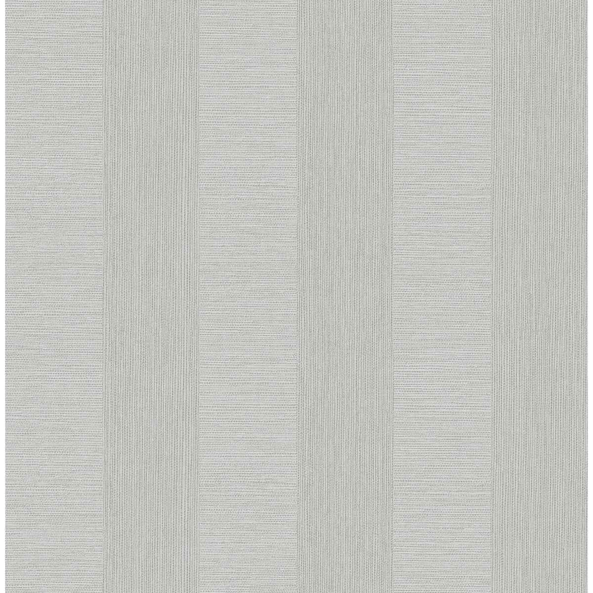 Intrepid Grey Textured Stripe Wallpaper - York Wallcoverings - 2896-25305