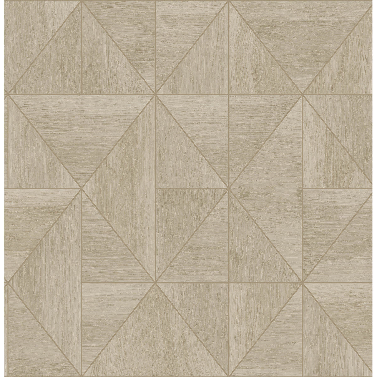 Picture of Cheverny Beige Wood Tile Wallpaper