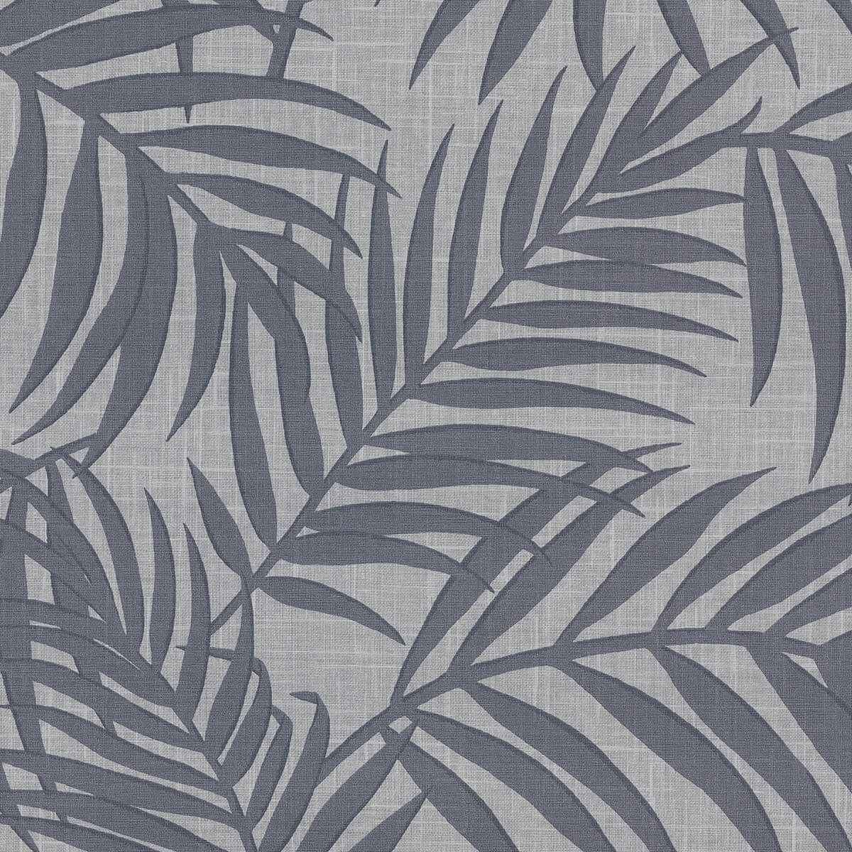 Lanai Pewter Fronds Wallpaper - York Wallcoverings - 2945-1131