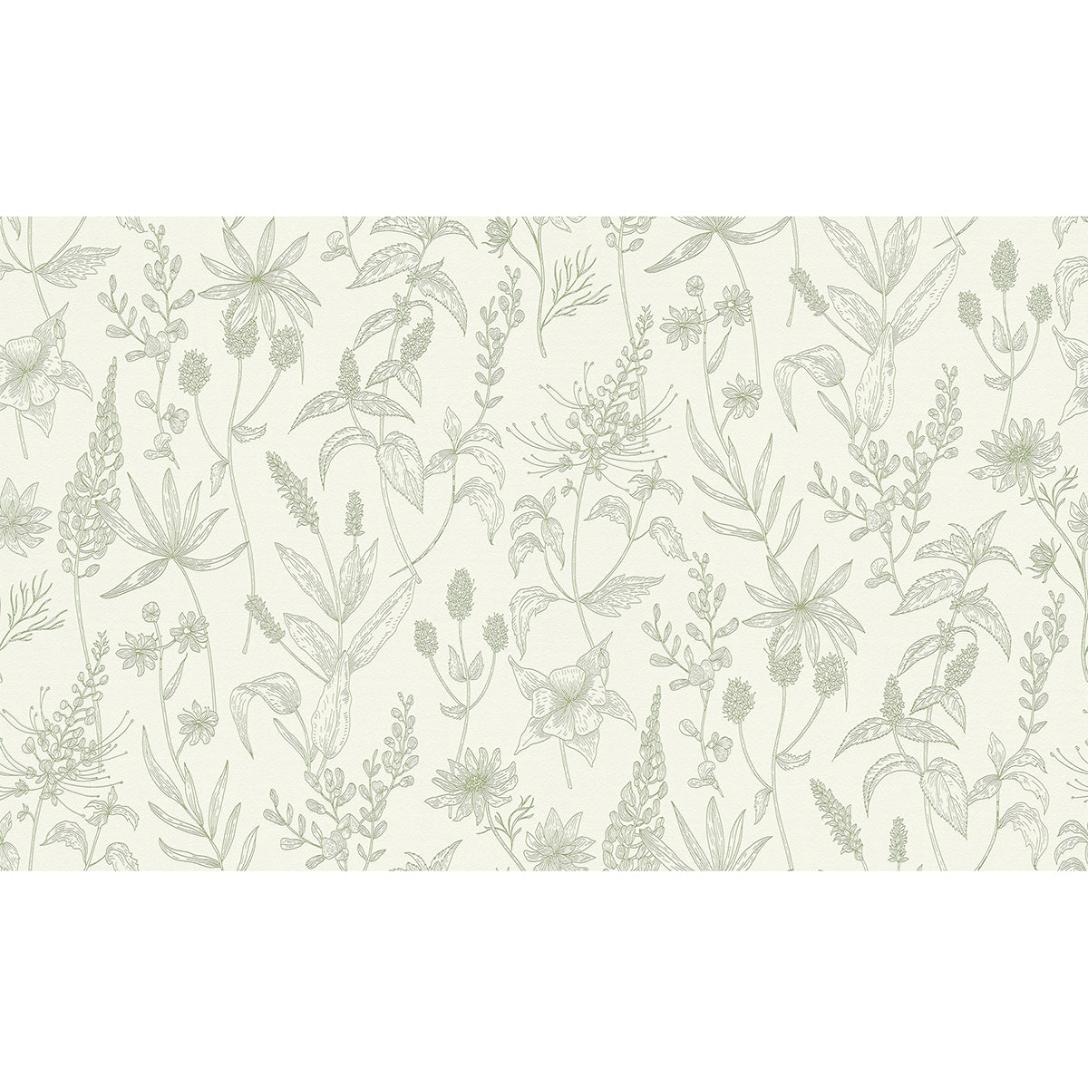 Picture of Nami Olive Floral Wallpaper