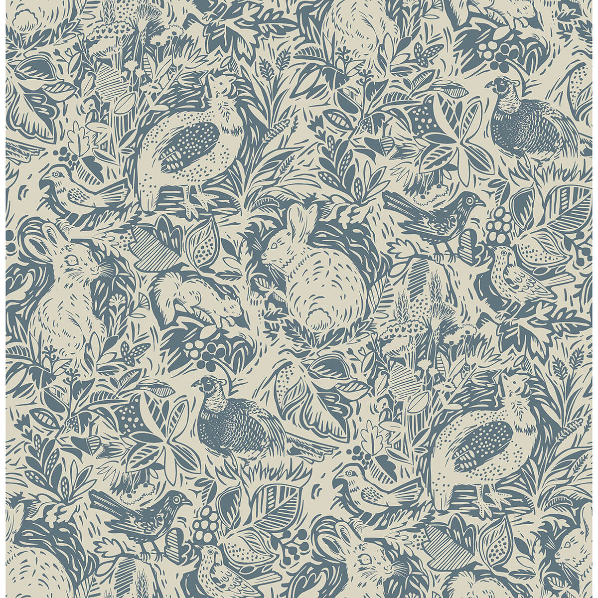 Blue Terrene Peel and Stick Wallpaper - York Wallcoverings - NUS3622 - York Wallcoverings Wallpaper