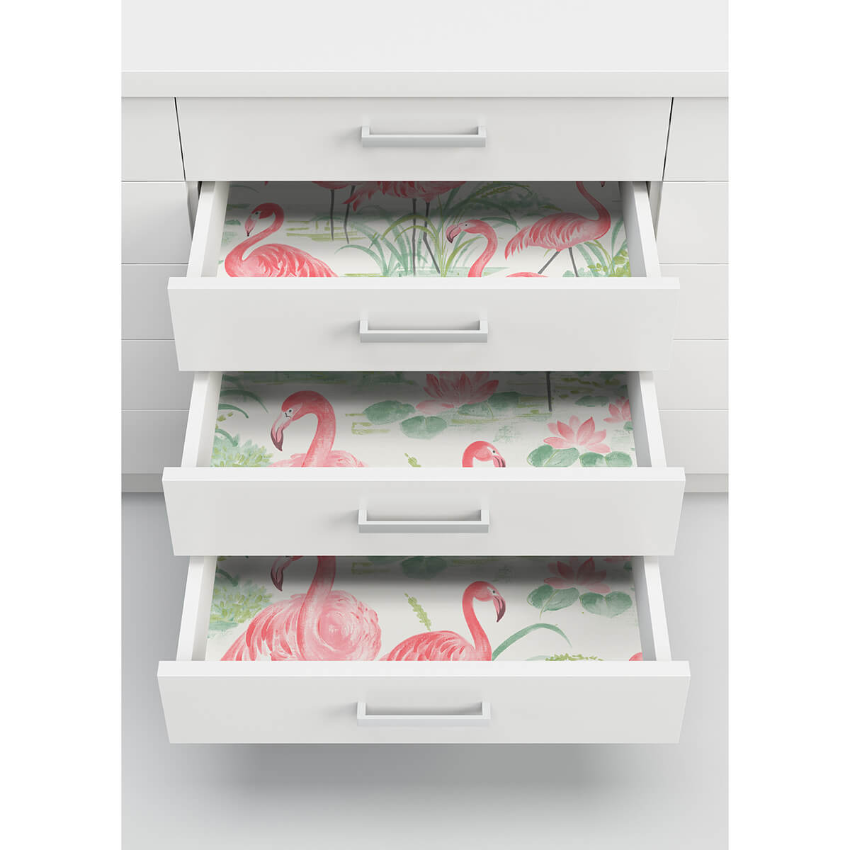 pink-flamingo-beach-peel-and-stick-wallpaper-york-wallcoverings-nus3679 - York Wallcoverings Wallpaper