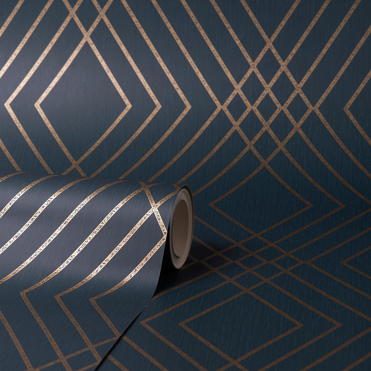 shard-navy-trellis-wallpaper-york-wallcoverings-fd42605 - York Wallcoverings Wallpaper