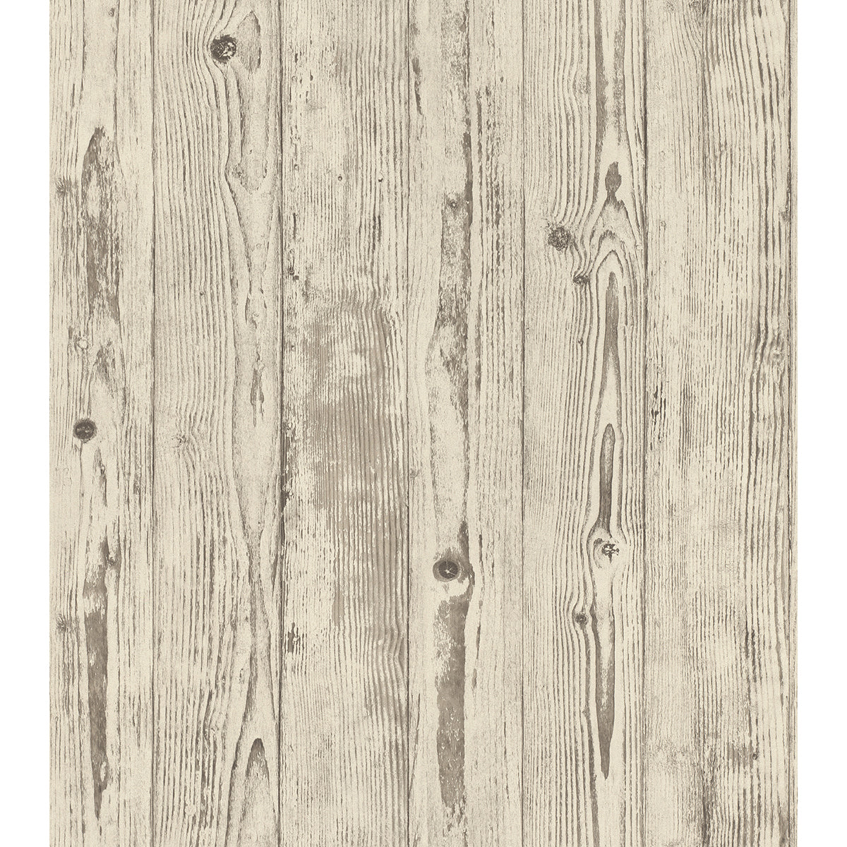 Picture of Albright Ivory Weathered Oak Panels Wallpaper