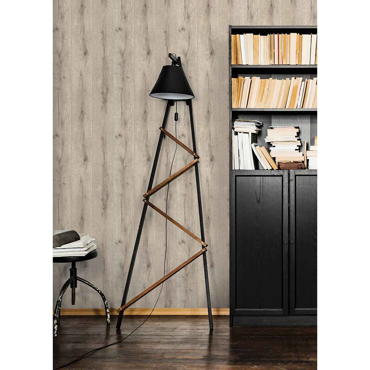 Appalacian Taupe Wood Planks Wallpaper - York Wallcoverings - 4015-514483 - York Wallcoverings Wallpaper