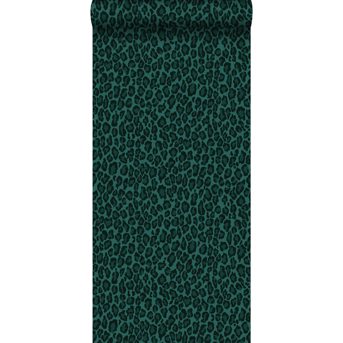 Cicely Green Leopard Skin Wallpaper - Brewster Wallcovering