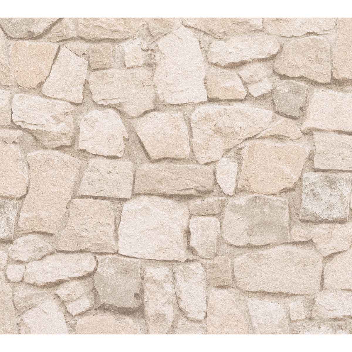 Morris Beige Natural Stone Wallpaper - York Wallcoverings - AS692429 - York Wallcoverings Wallpaper
