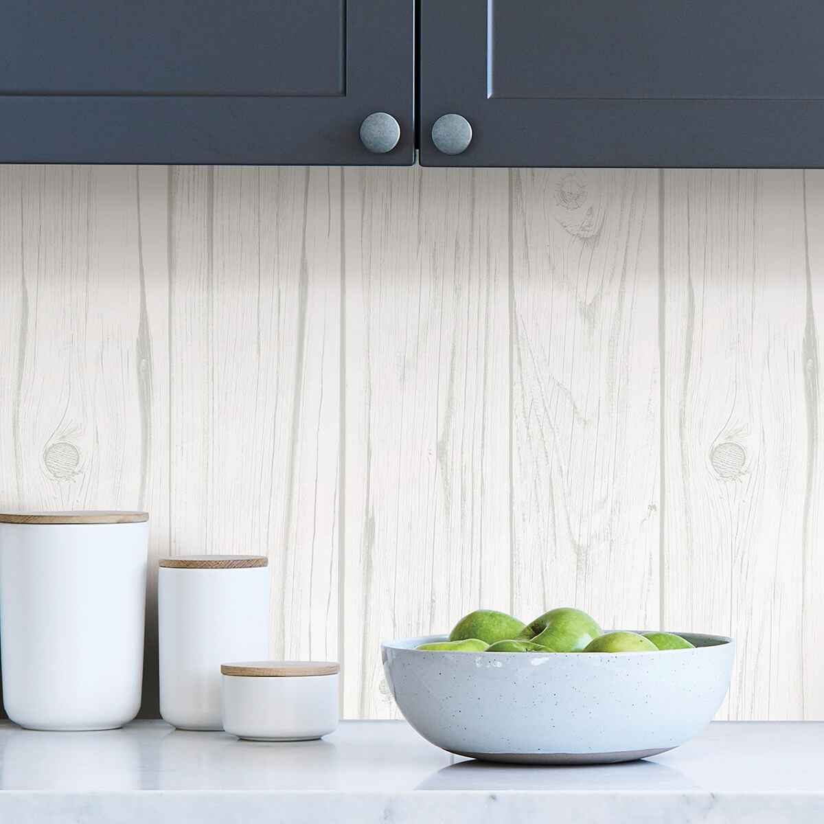 White Barnwood Peel & Stick Wallpaper - York Wallcoverings - NH3551 - York Wallcoverings Wallpaper