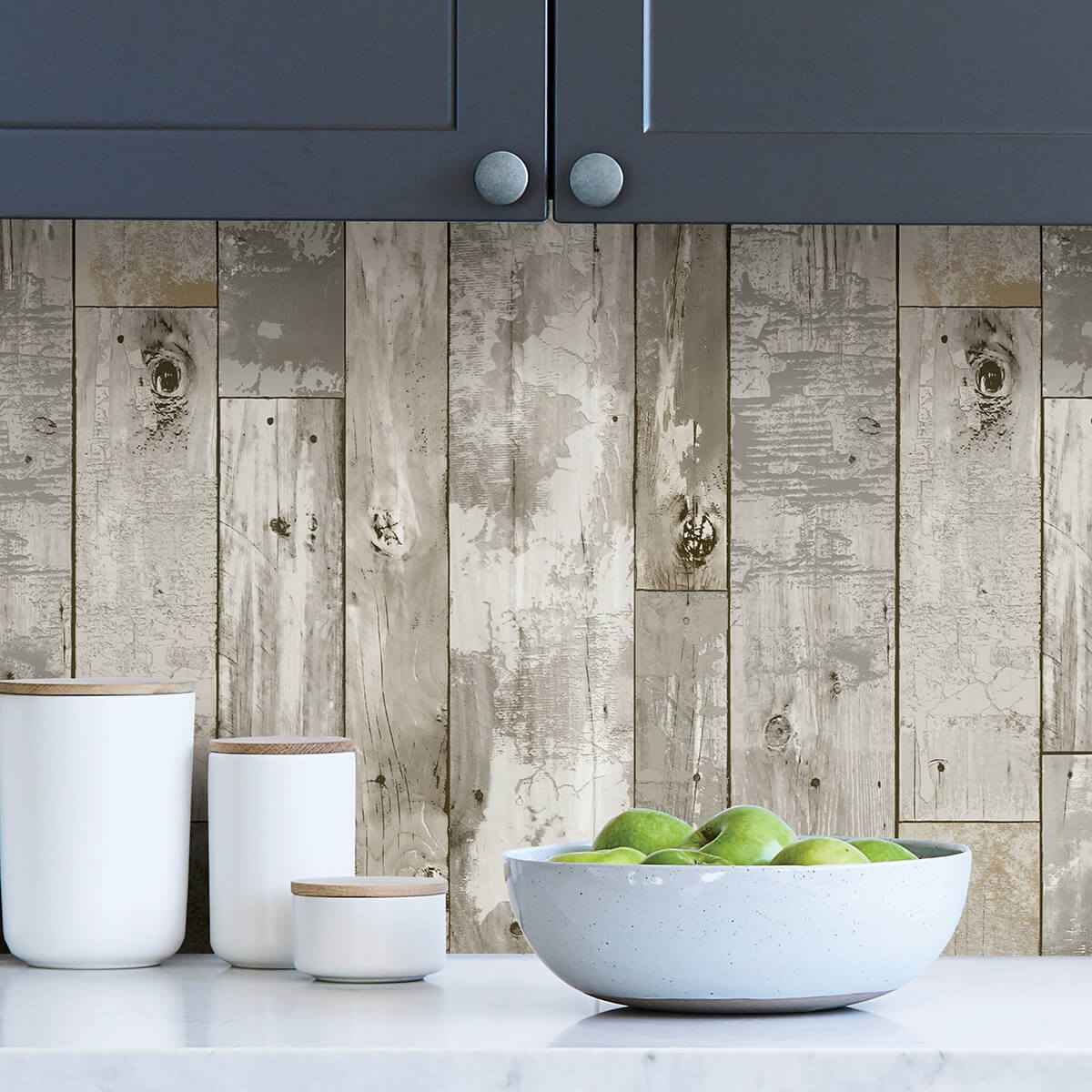 Driftwood Peel and Stick Wallpaper - York Wallcoverings - NH3552 - York Wallcoverings Wallpaper