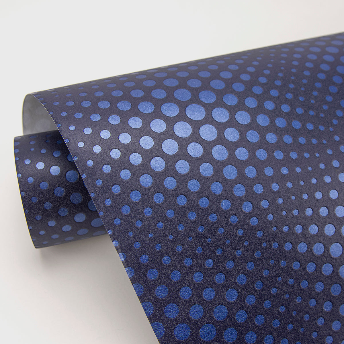 Milo Blue Bubble Geometric Wallpaper  | Brewster Wallcovering - The WorkRm