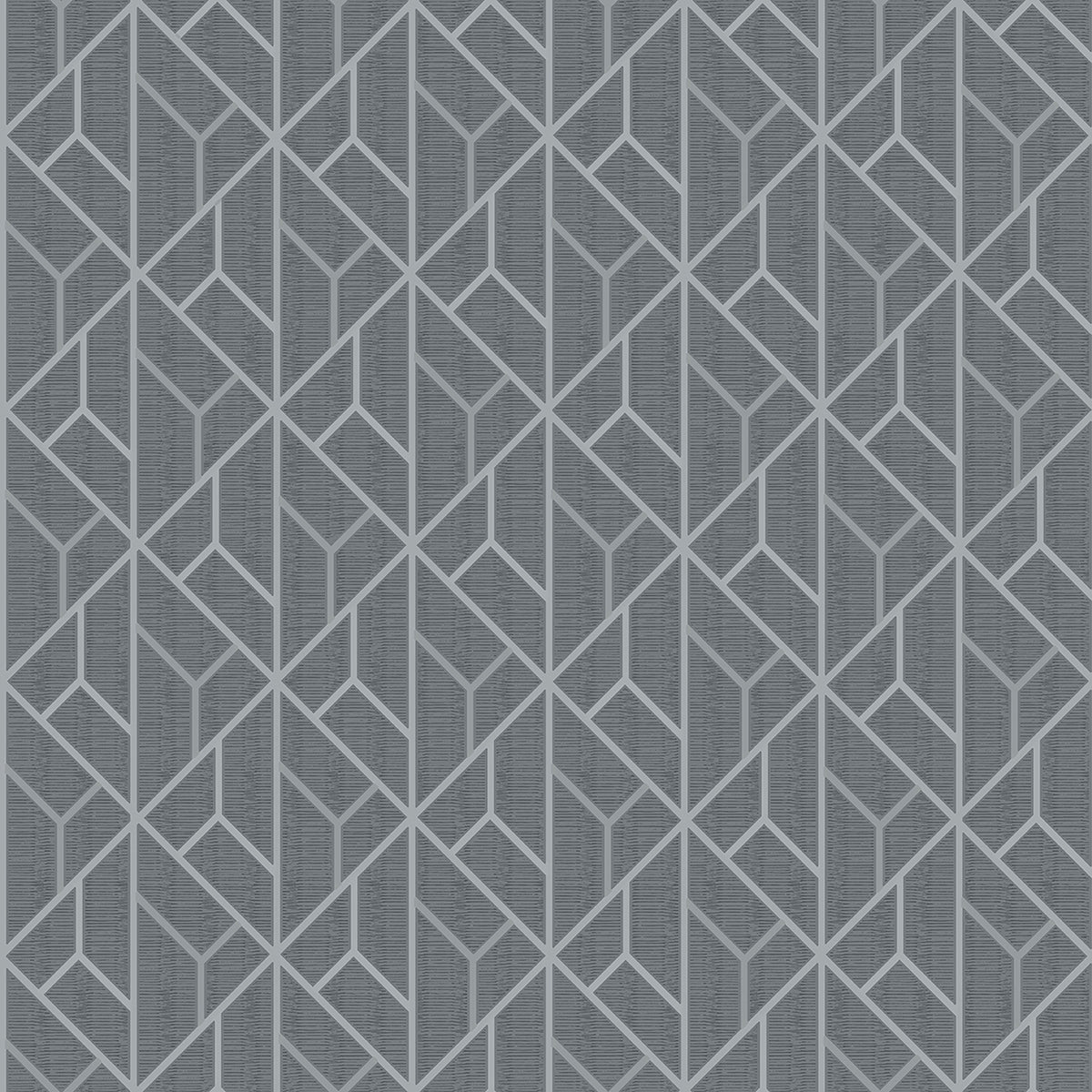 Picture of Wilder Grey Geometric Trellis Wallpaper