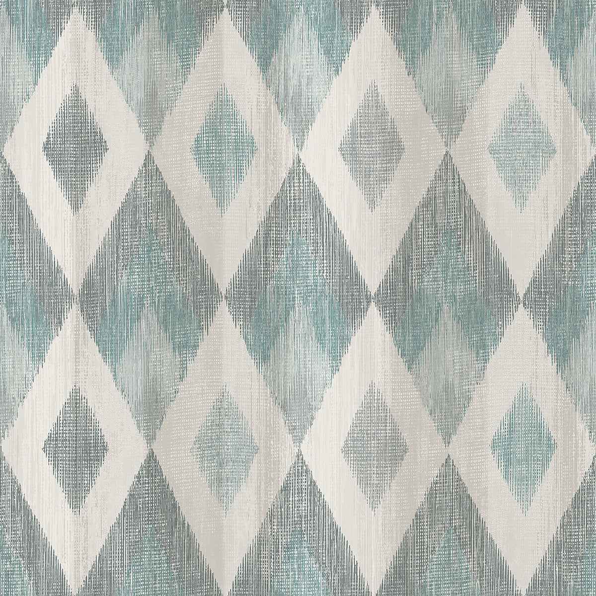 Ace Teal Diamond Wallpaper - York Wallcoverings - 4020-96101 - York Wallcoverings Wallpaper