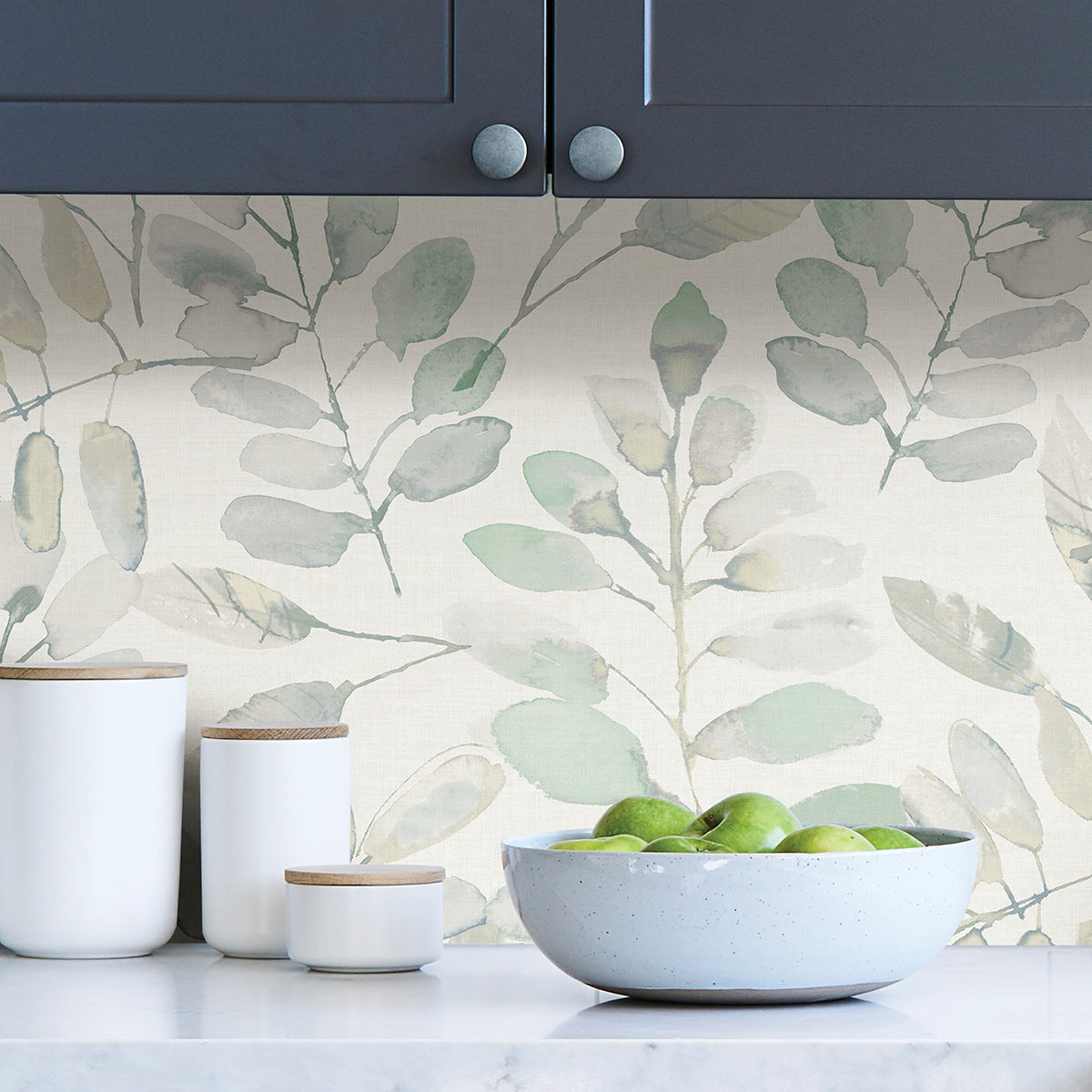 Fable Leaf Peel and Stick Wallpaper  | Brewster Wallcovering - The WorkRm