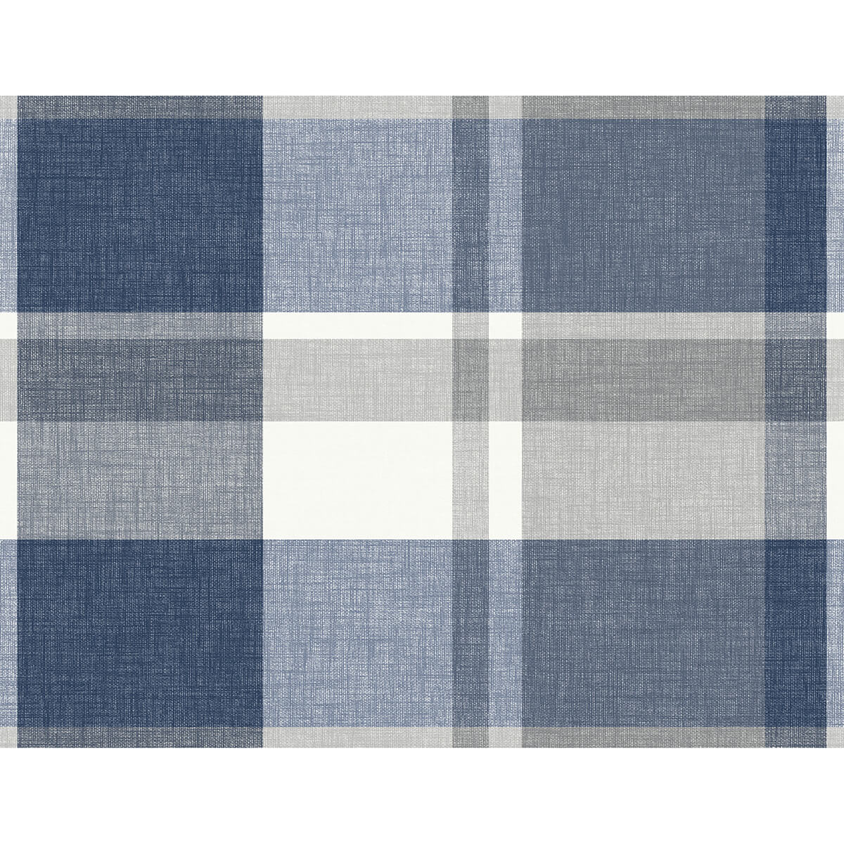 Madaket Indigo Plaid Wallpaper - York Wallcoverings - 2927-81102 - York Wallcoverings Wallpaper