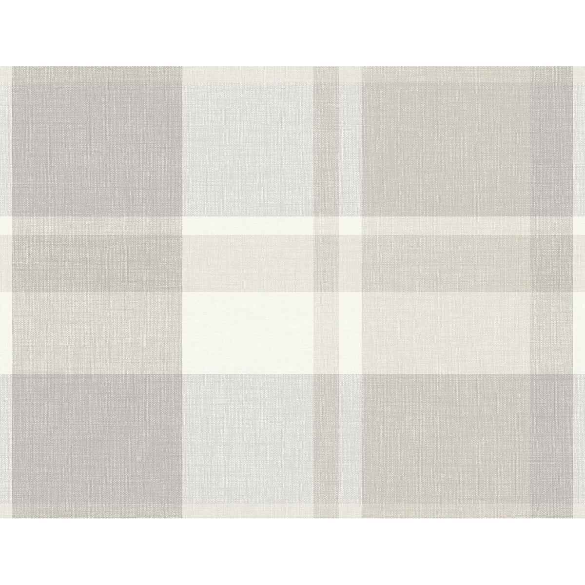 Madaket Light Grey Plaid Wallpaper - York Wallcoverings - 2927-81118 - York Wallcoverings Wallpaper