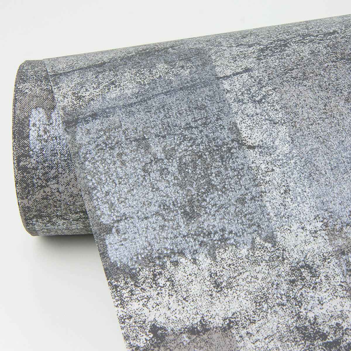 Pele Silver Distressed Wallpaper - York Wallcoverings - 4019-86407