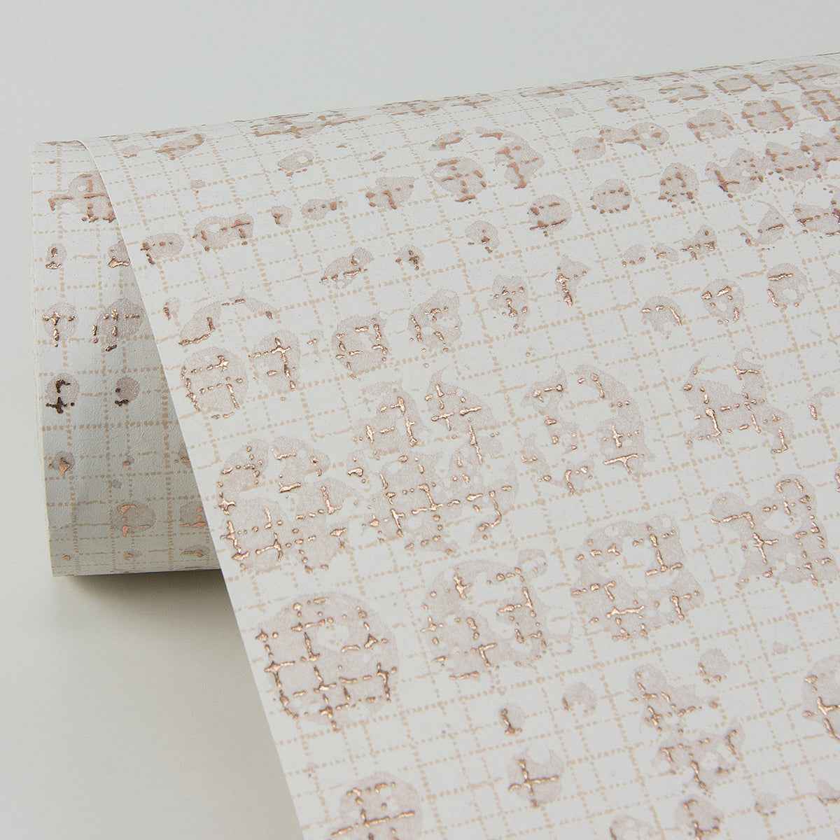 Celeste Rose Gold Geometric Wallpaper - York Wallcoverings - 4019-86411