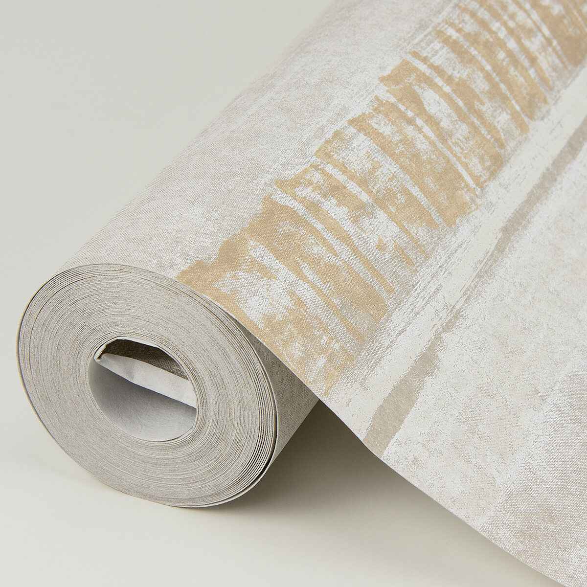 Rakasa Gold Distressed Stripe Wallpaper - York Wallcoverings - 4019-86416 - York Wallcoverings Wallpaper