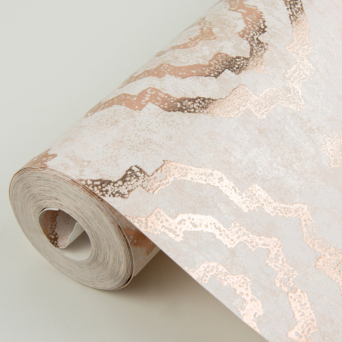 Uma Rose Gold Star Medallion Wallpaper - Brewster Wallcovering