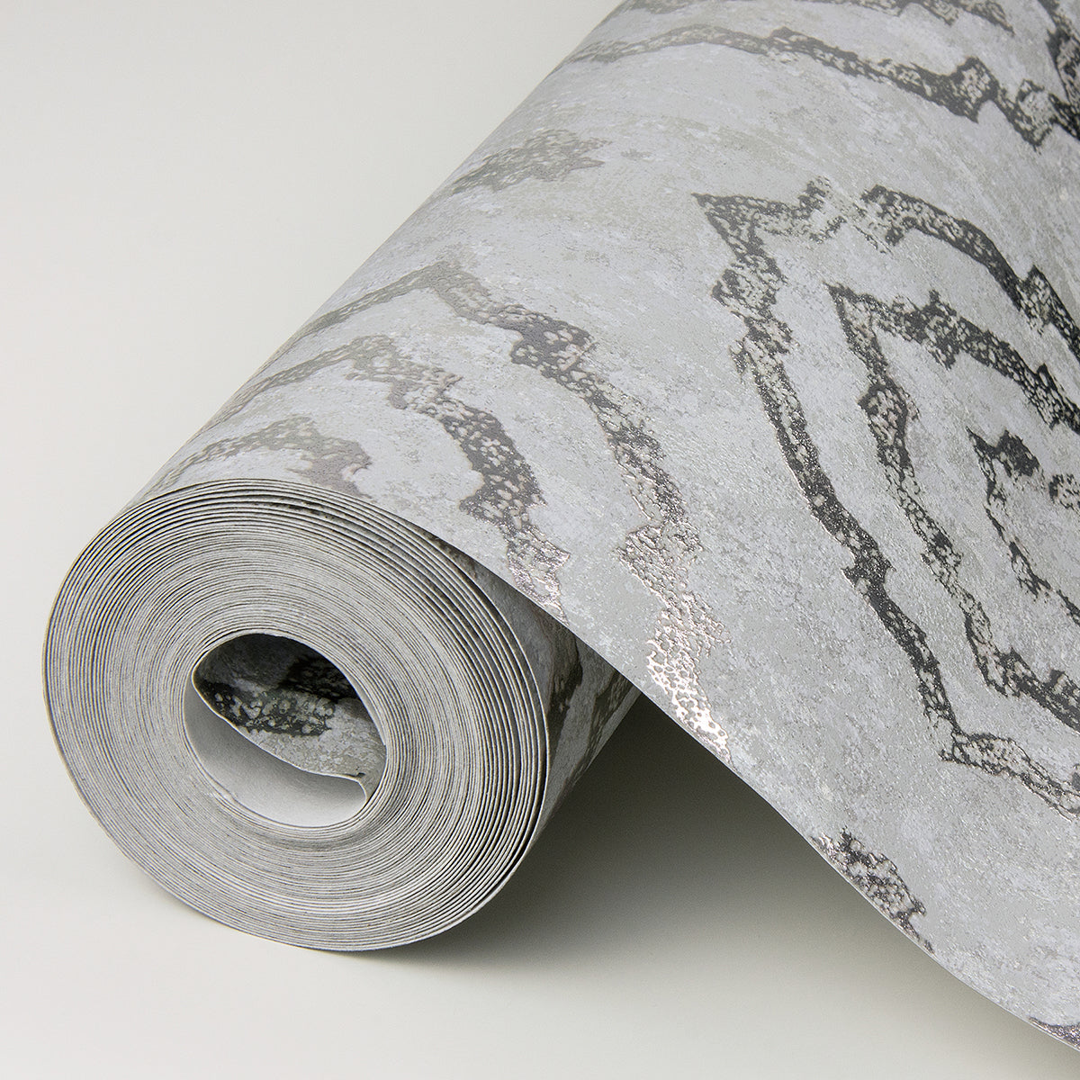 Uma Silver Star Medallion Wallpaper  | Brewster Wallcovering - The WorkRm