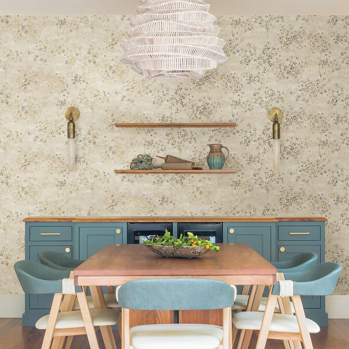 Arian Gold Inkburst Wallpaper  | Brewster Wallcovering - The WorkRm