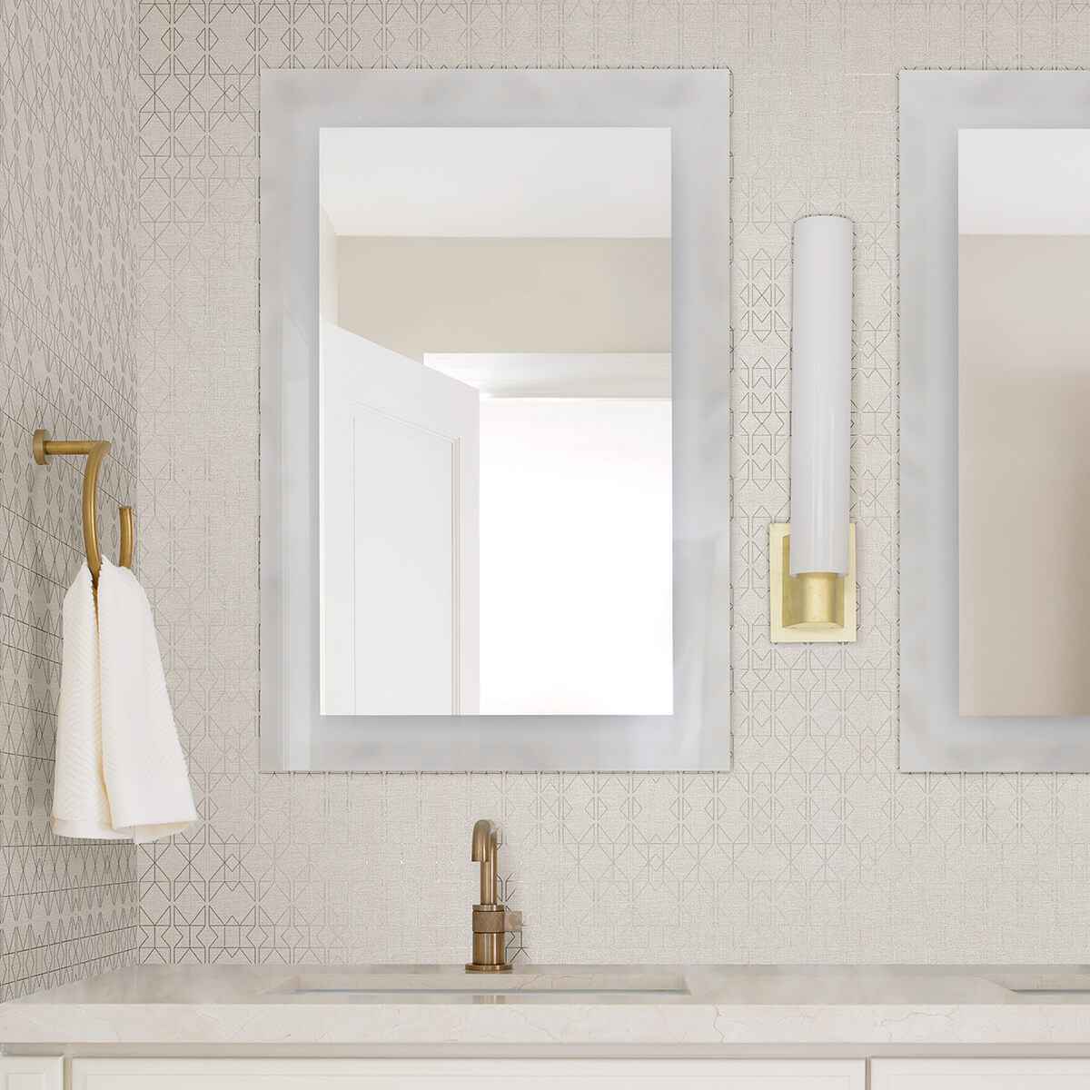 Paititi Rose Gold Diamond Trellis Wallpaper - York Wallcoverings - 4019-86436 - York Wallcoverings Wallpaper