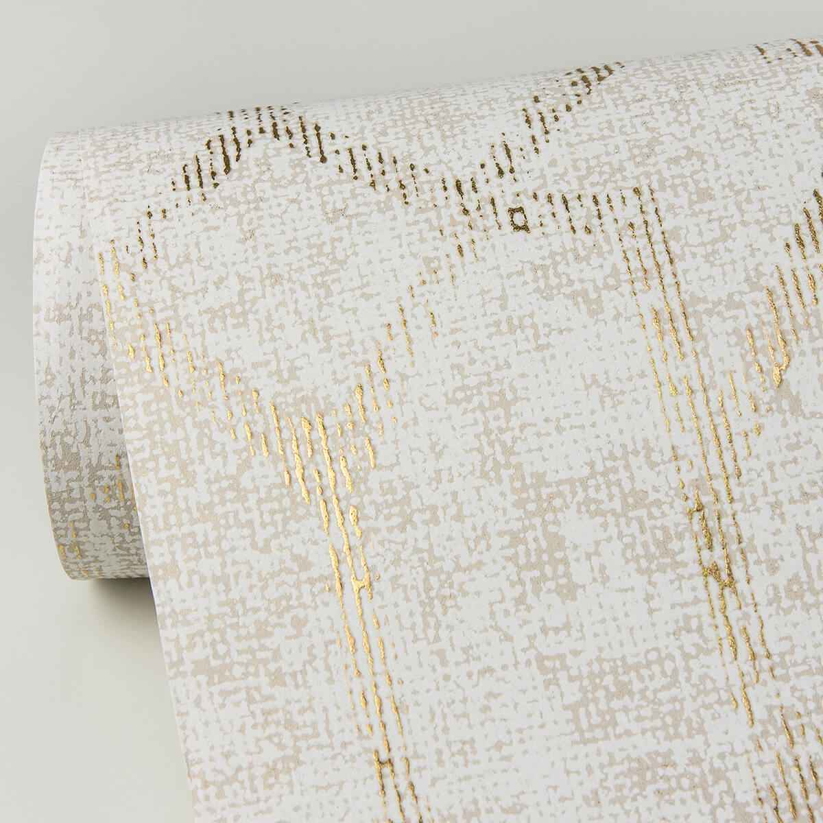 Ziva Gold Trellis Wallpaper - York Wallcoverings - 4019-86450 - York Wallcoverings Wallpaper