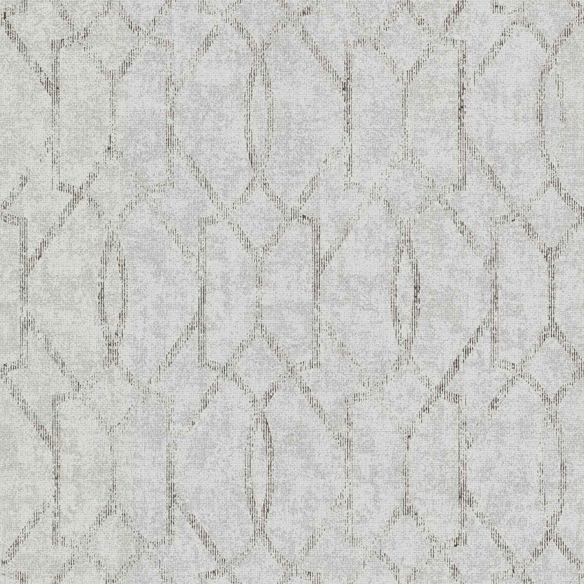 Ziva Platinum Trellis Wallpaper - York Wallcoverings - 4019-86452