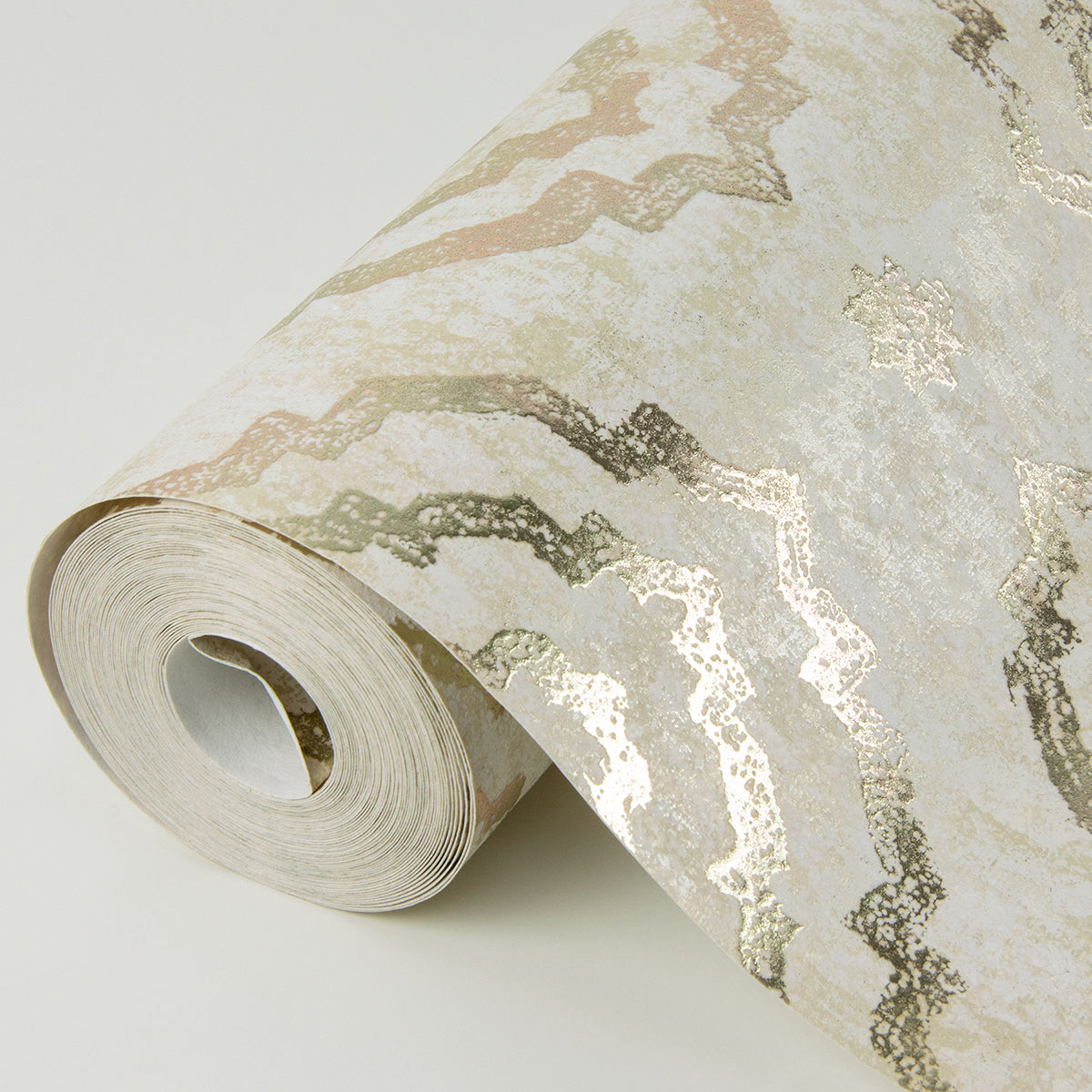 Uma Gold Star Medallion Wallpaper - Brewster Wallcovering