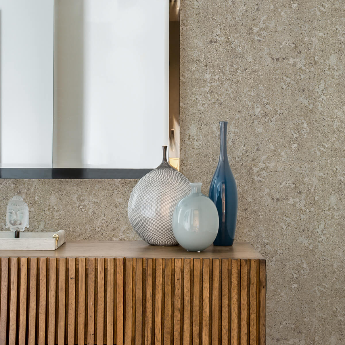 kulta-pewter-cemented-wallpaper-york-wallcoverings-4019-86470 - York Wallcoverings Papel pintado