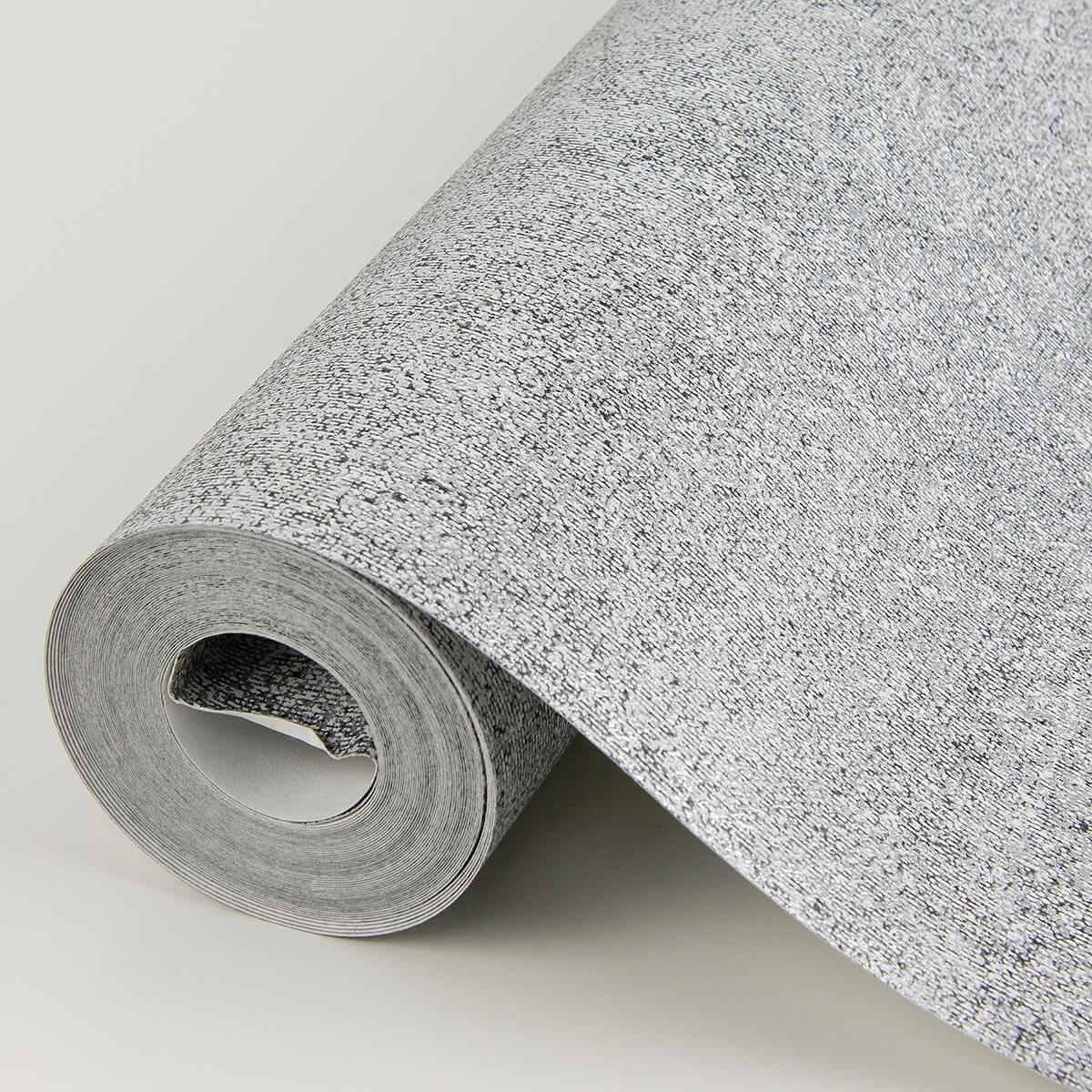 Nysa Silver High Gloss Wallpaper - York Wallcoverings - 4019-86483 - York Wallcoverings Wallpaper