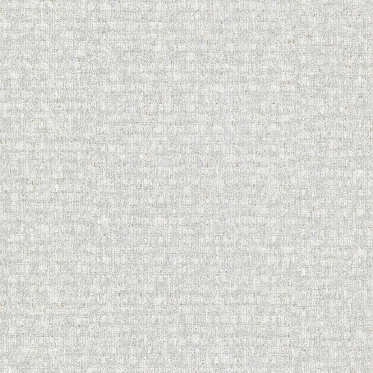 Zeke Silver Imitation Fabric Wallpaper  | Brewster Wallcovering