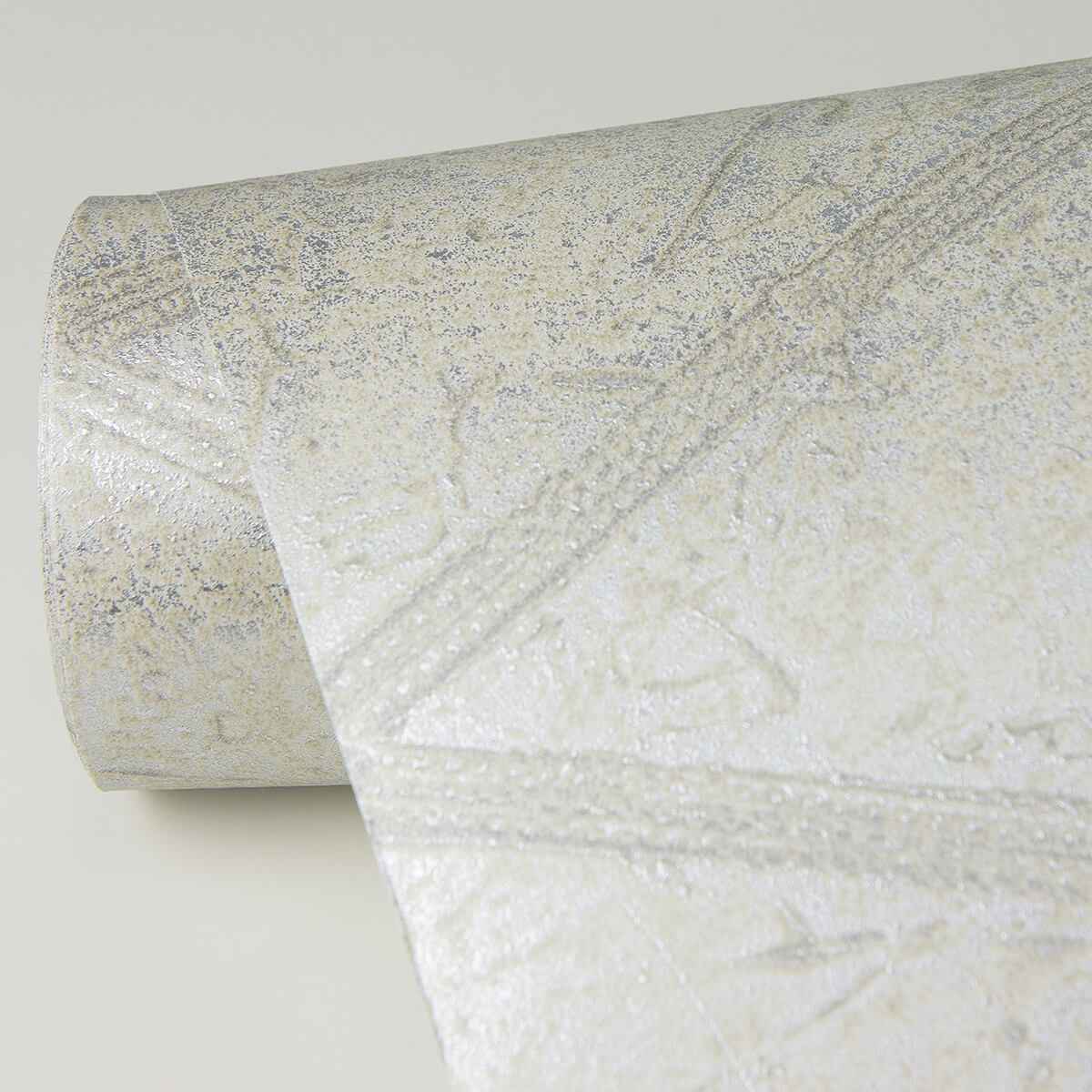 Mayari Platinum Tiled Wallpaper - York Wallcoverings - 4019-86489