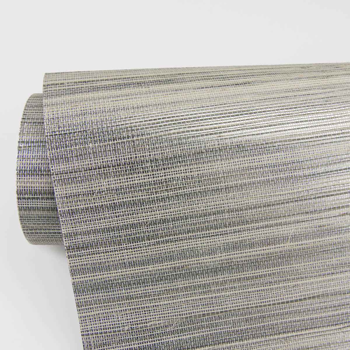 Nathan Silver Grasscloth Wallpaper - York Wallcoverings - 2829-80010 - York Wallcoverings Wallpaper