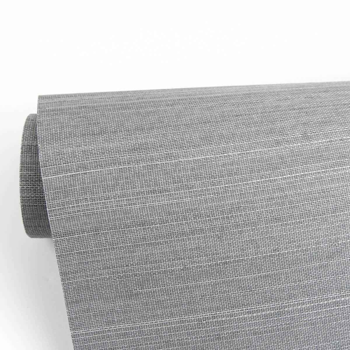 Binan Grey Grasscloth Wallpaper - York Wallcoverings - 2829-80043 - York Wallcoverings Wallpaper