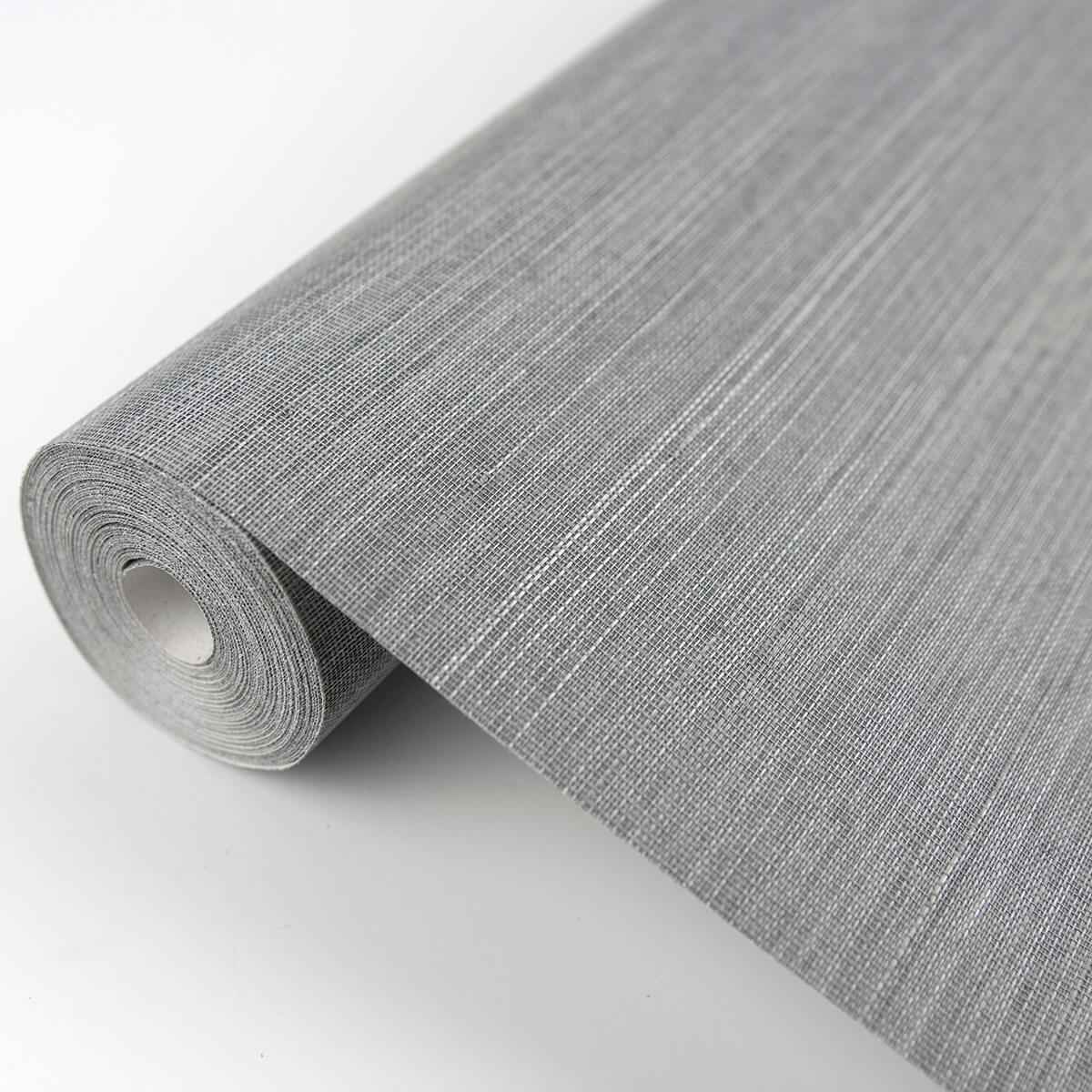 Binan Grey Grasscloth Wallpaper - York Wallcoverings - 2829-80043 - York Wallcoverings Wallpaper