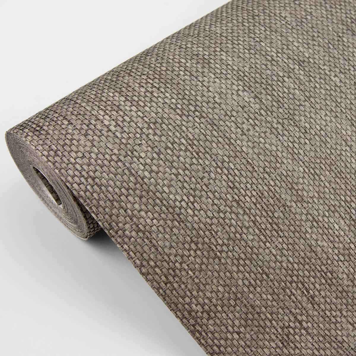 Gaoyou Taupe Paper Weave Wallpaper - York Wallcoverings - 2829-80080 - York Wallcoverings Wallpaper