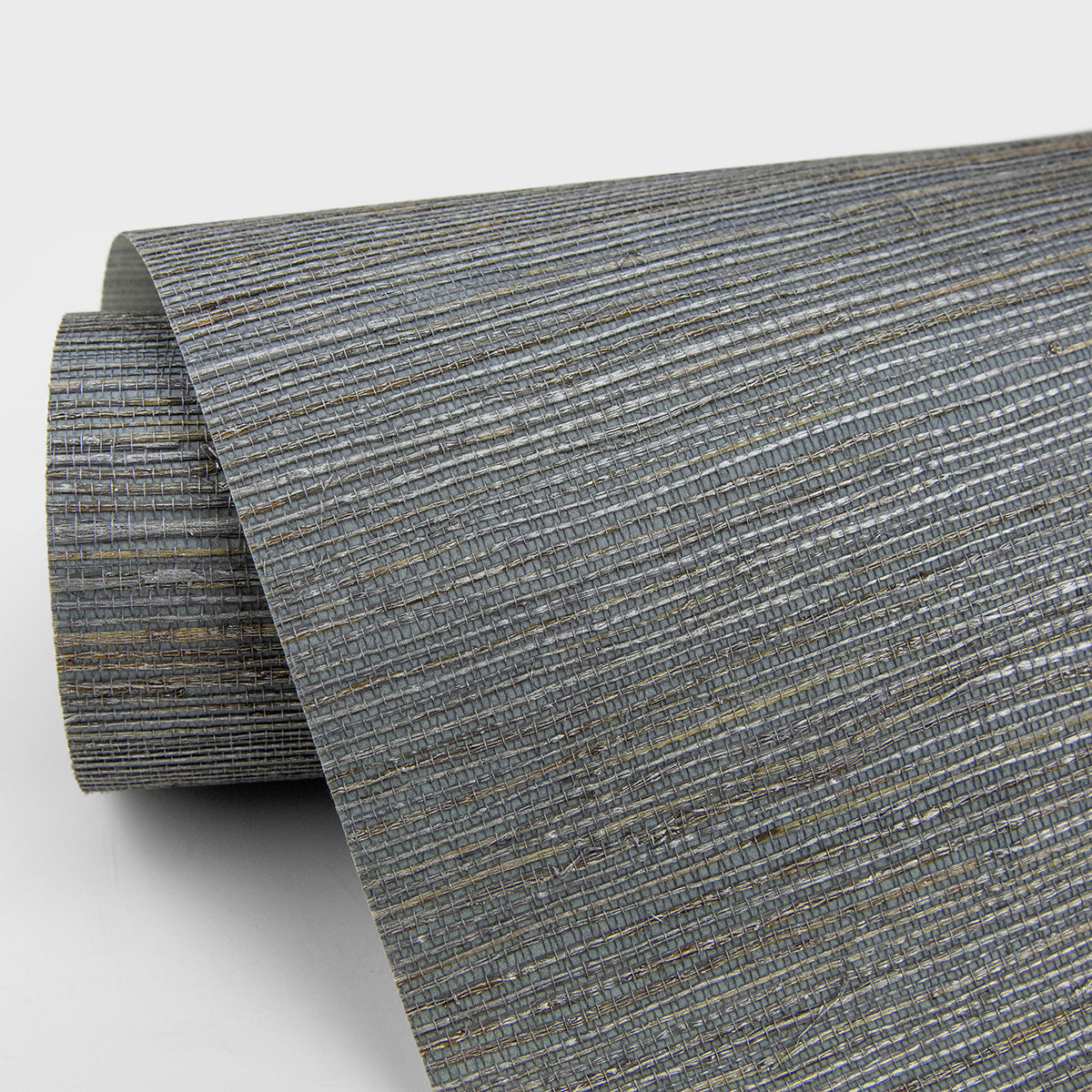 Shandong Slate Grasscloth Wallpaper - Brewster Wallcovering