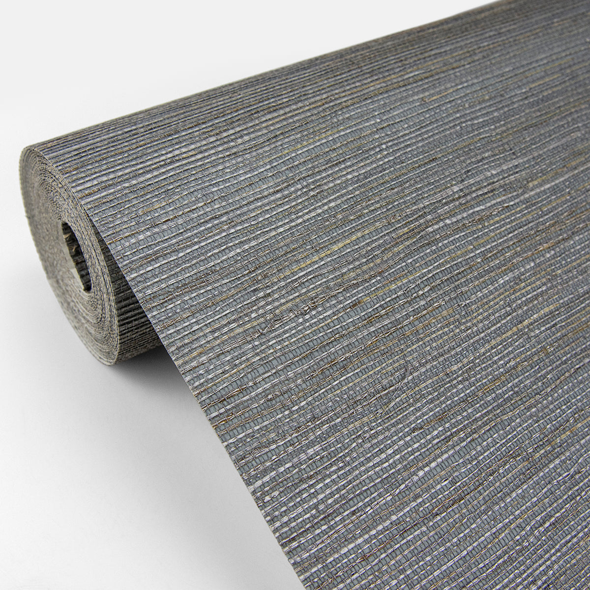 Shandong Slate Grasscloth Wallpaper - Brewster Wallcovering