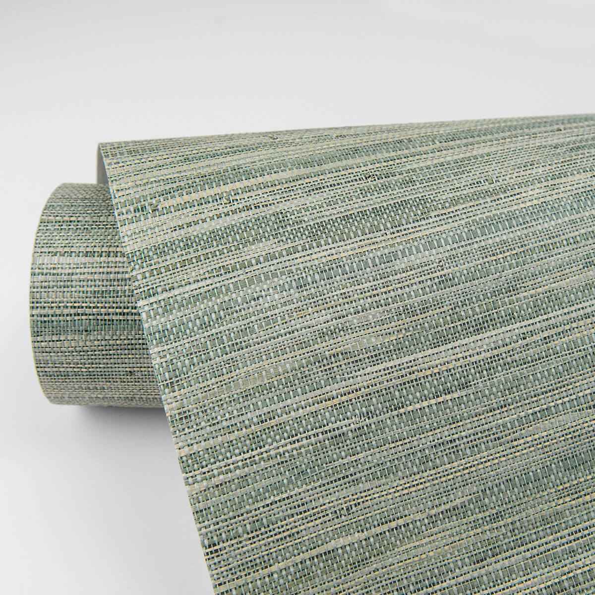 Batad Green Grasscloth Wallpaper - York Wallcoverings - 2829-82037 - York Wallcoverings Wallpaper