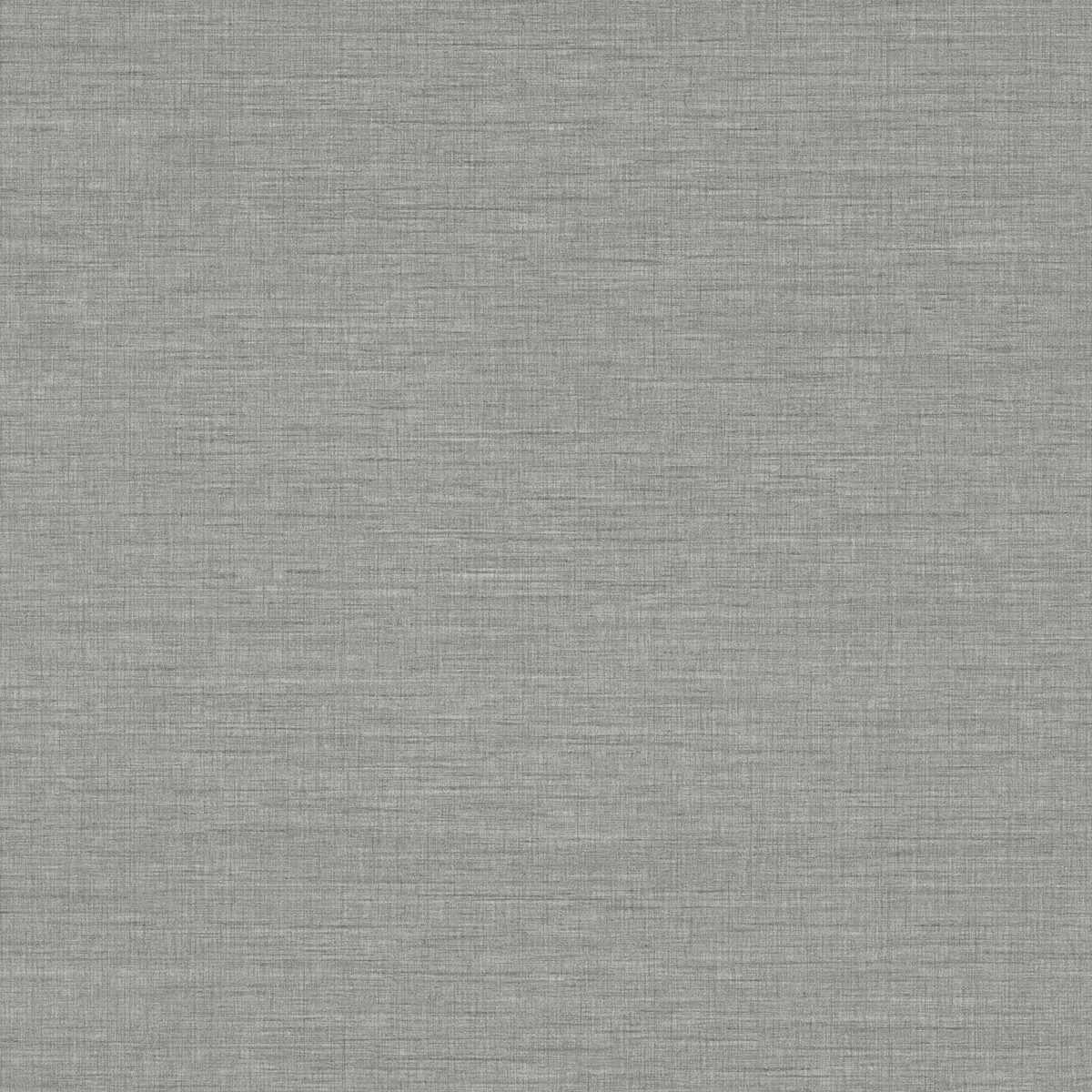 Essence Grey Linen Texture Wallpaper - York Wallcoverings - 2829-82051