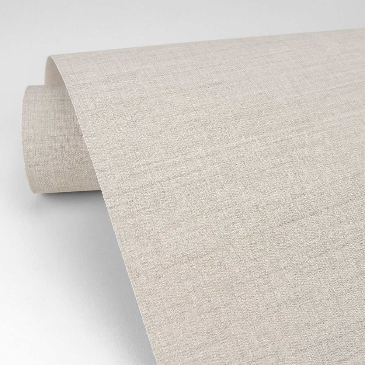 Essence Cream Linen Texture Wallpaper - Brewster Wallcovering