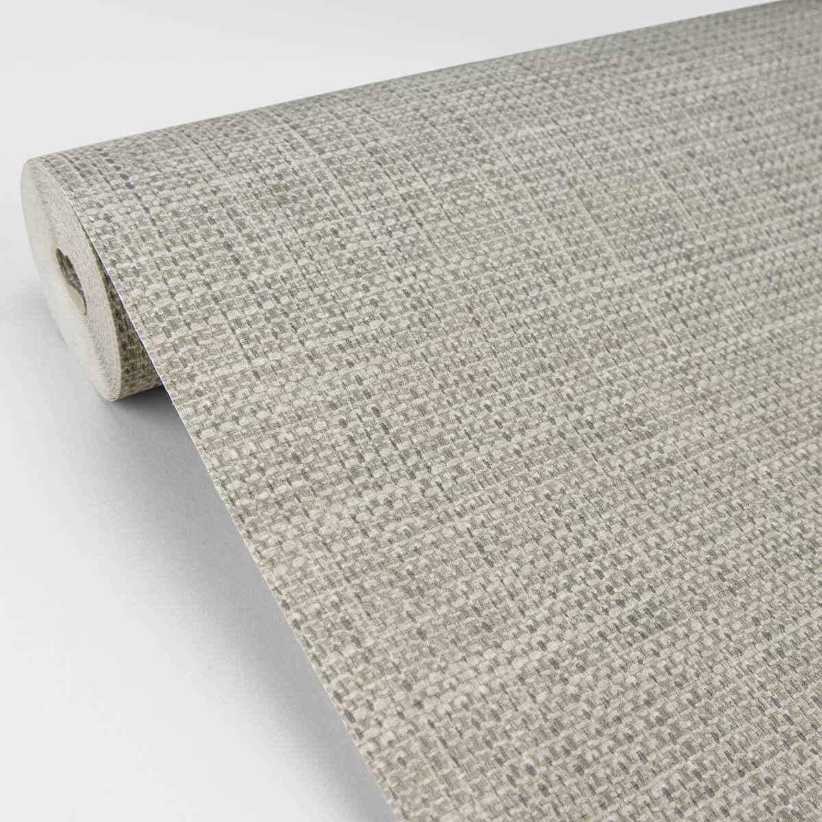 In The Loop Neutral Faux Grasscloth Wallpaper - York Wallcoverings - 2829-82059 - York Wallcoverings Wallpaper