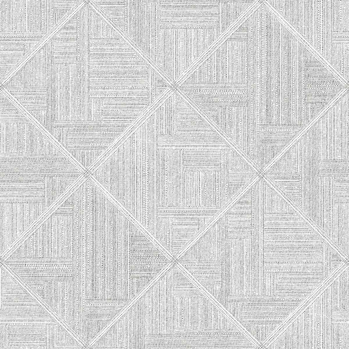 Cade Grey Geometric Wallpaper - York Wallcoverings - 2975-26208