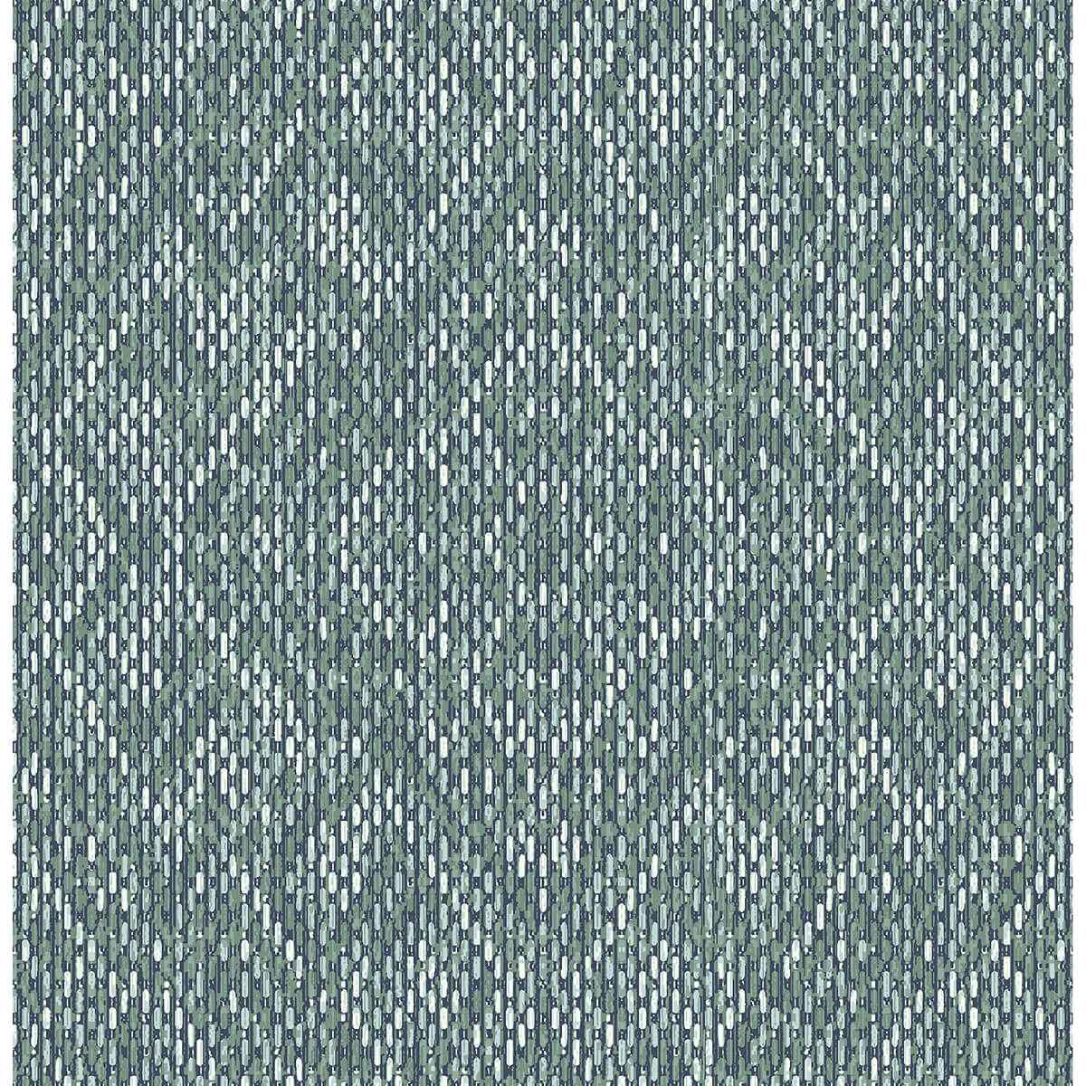 Felix Teal Teal Geometric Wallpaper - York Wallcoverings - 2975-26244