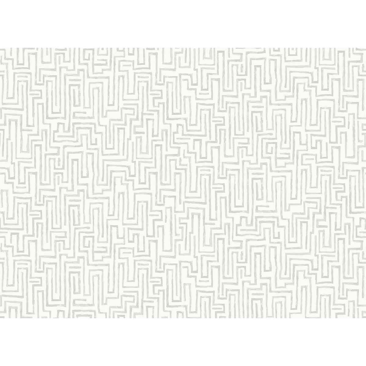 Maze Dove Grey Wall Mural - York Wallcoverings - ASTM3912