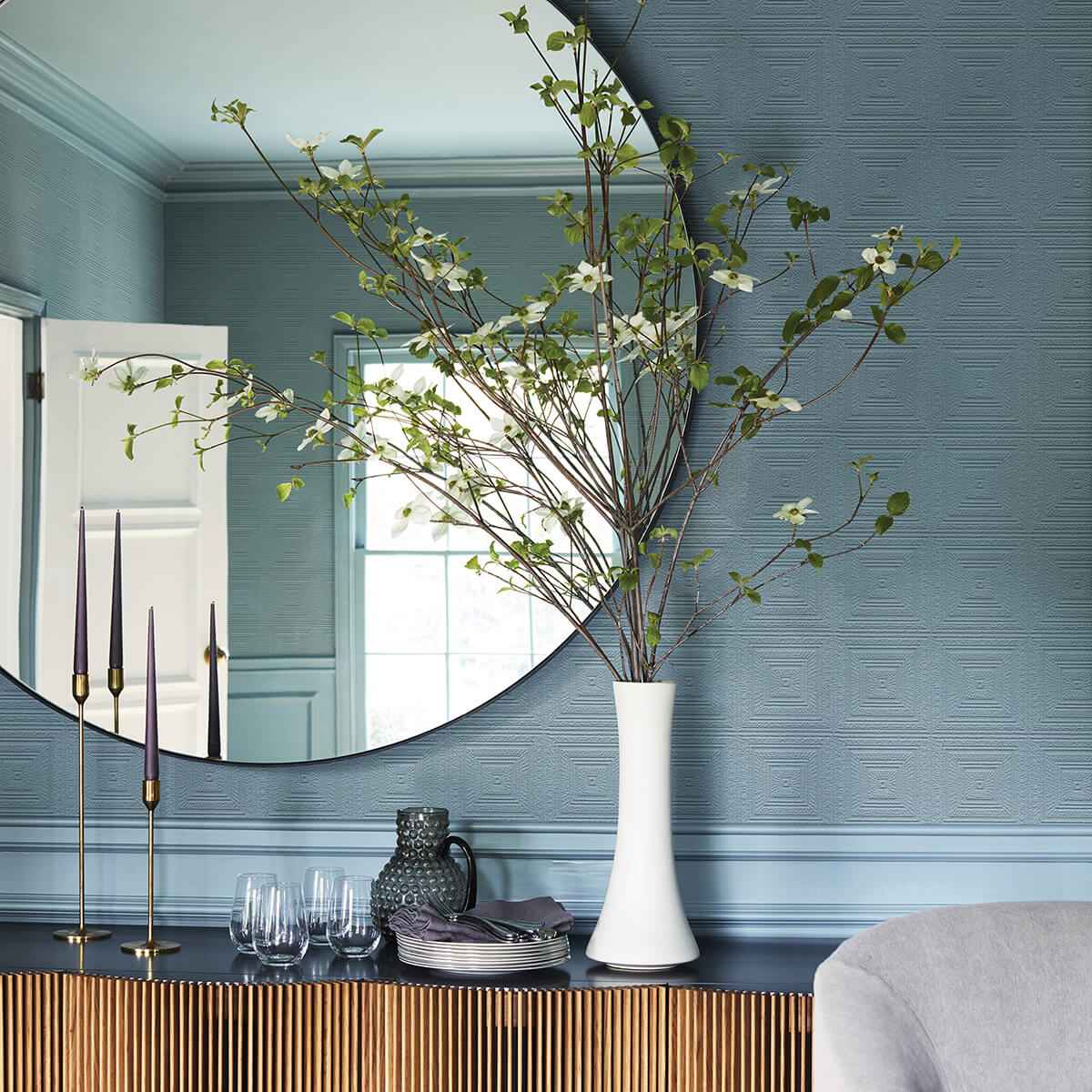 Wright White Tin Paintable Wallpaper - York Wallcoverings - 4000-6640-13 - York Wallcoverings Wallpaper