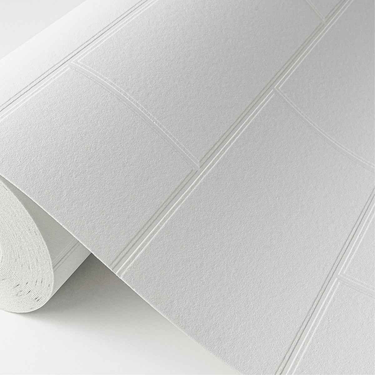 Galley White Subway Tile Paintable Wallpaper - York Wallcoverings - 4000-21399 - York Wallcoverings Wallpaper