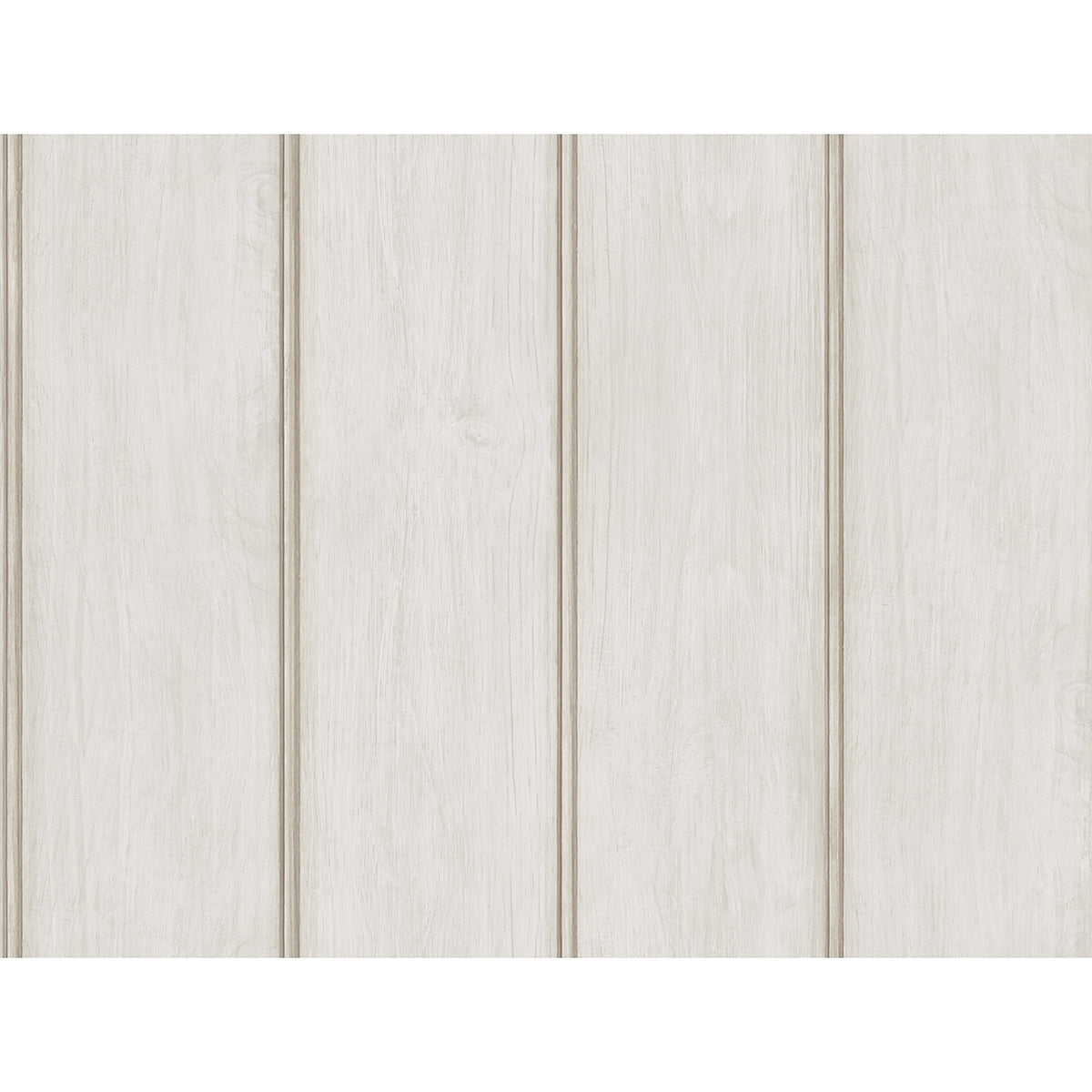 Upstate Beadboard Timeless Grey Wood Wallpaper  | Brewster Wallcovering